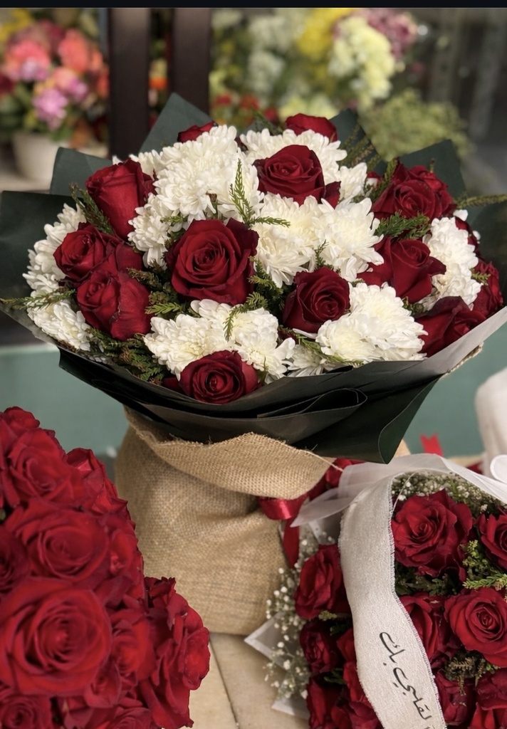 باقات الورد