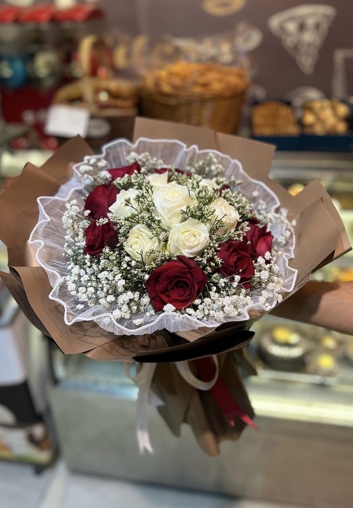 باقات الورد